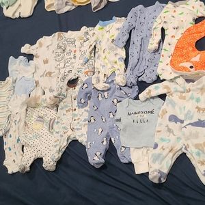 Baby boy preemie clothes infant sleeps pajamas